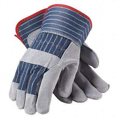 PIP 827563S Leather Palm Gloves Blue/Grey S PK12