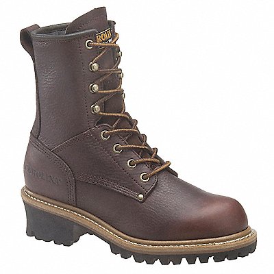 CAROLINA SHOE CA1421 Logger Boot M 8 Brown PR