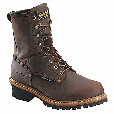 CAROLINA SHOE CA9821 Logger Boot D 9 Brown PR