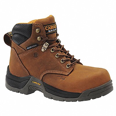 CAROLINA SHOE CA1620 6-Inch Work Boot W 8 1/2 Brown PR