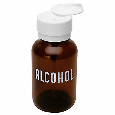 GRAINGER 35608 Bottle 146.1 mm H Amber 63.5 mm Dia