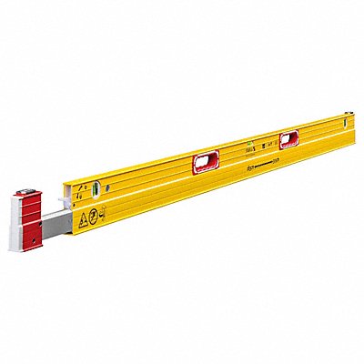 STABILA 35610 Plate Level Aluminum 6 to 10 ft L 3 Vial