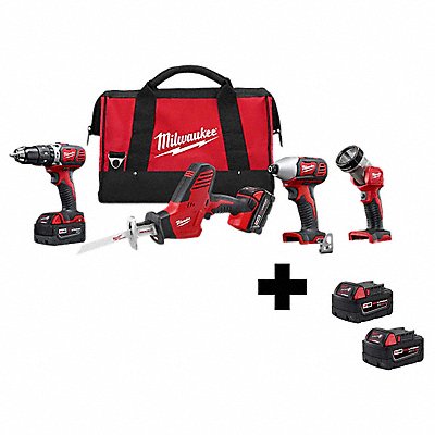 MILWAUKEE 26952400000000 Cordless Combination Kit 18V 4 Tools