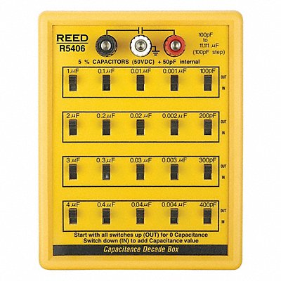 REED INSTRUMENTS R5406 Capacitance Decade Box