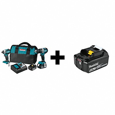 MAKITA XT269TBL1850B Cordless Combination Kit 18V DC 2 Tools