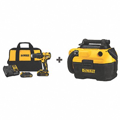 DEWALT DCD777C2DCV581H Drill Kit Cordless Brushless Motor