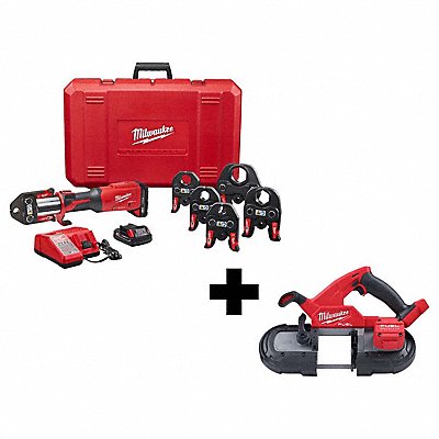 MILWAUKEE 292222000000 Pressing Tool Kit 18V 14-3/16 3-1/8 W