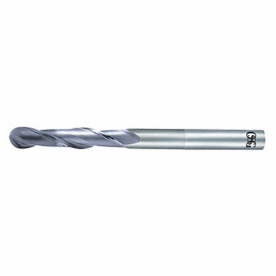 OSG 71100216 Ball End Mill Single End 2.00mm Carbide