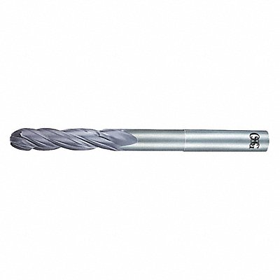 OSG 70310916 Ball End Mill Single End 3/16 Carbide