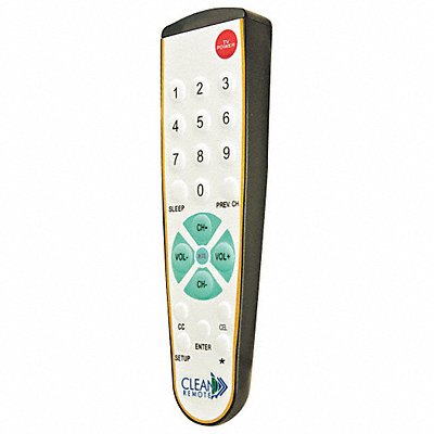 CLEAN REMOTE CR3BCB TV Remote Control Spillproof
