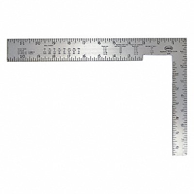 KRAFT TOOL DW242 Soffit Square Steel 8in. L x 1in. W