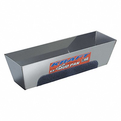 KRAFT TOOL DW722 Drywall Mud Pan SS 12 1/4 Lx3 W