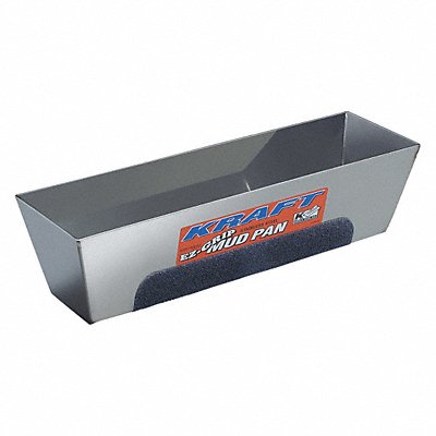 KRAFT TOOL DW724 Drywall Mud Pan SS 14 1/4 Lx3 W
