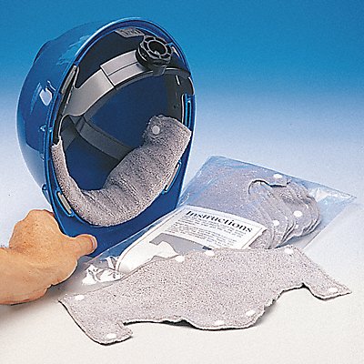 MSA 696688 Sweatband Cotton Tan PK10