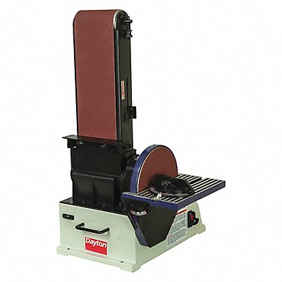 DAYTON 35GW71A Disc Sander Cast Aluminiuminum Table 1 HP