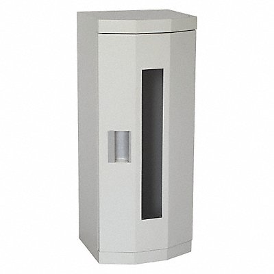 GRAINGER 35GX46 Fire Extinguisher Cabinet Cream Steel