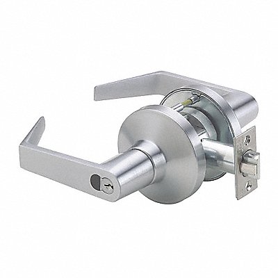 GRAINGER GT135PHL626234ASASFL Lever Lockset Mechanical GT Curved