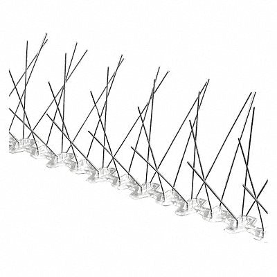 BIRD BARRIER BPF2100 Bird Repellent Spikes 100 ft L 5 in W