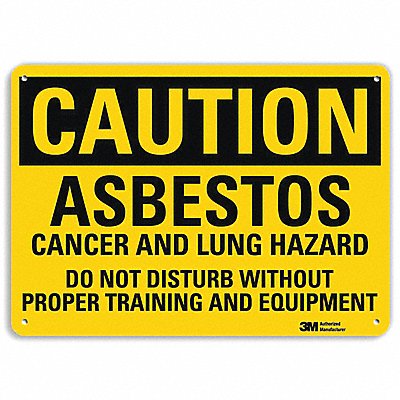 LYLE U41056NP14X10 Caution Sign 10 inx14 in Plastic