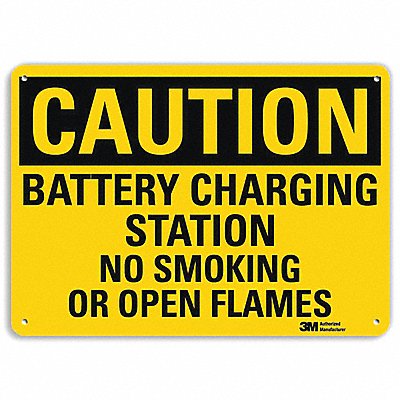 LYLE U41072RA10X7 No Smoking Sign 7 in x 10 in Aluminum