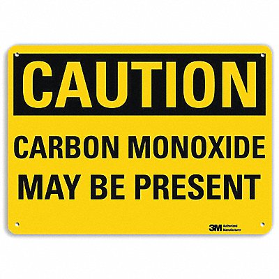 LYLE U41107NP14X10 Caution Sign 10 inx14 in Plastic