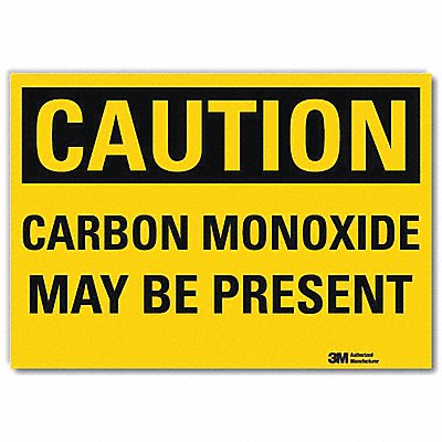 LYLE U41107RD7X5 Caution Sign 5inx7in Reflective Sheeting