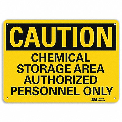LYLE U41117RA10X7 Safety Sign 7 in x 10 in Aluminum