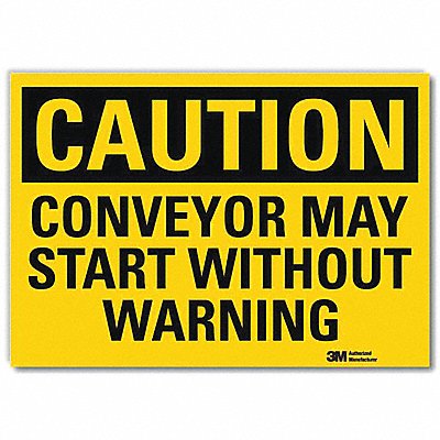 LYLE U41156RD14X10 Safety Sign 10inx14inReflective Sheeting