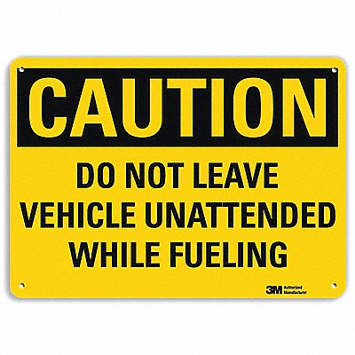 LYLE U41183NP10X7 Caution Sign 7 inx10 in Plastic