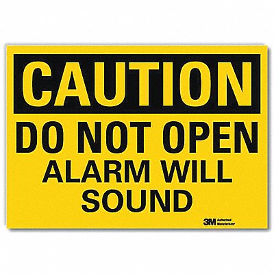 LYLE U41185RD7X5 Safety Sign 5inx7in Reflective Sheeting