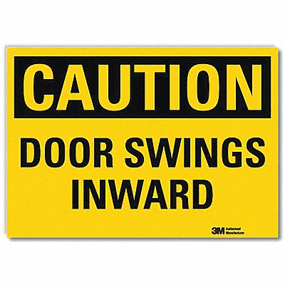 LYLE U41216RD14X10 Safety Sign 10x14in Reflective Sheeting