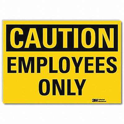 LYLE U41258RD10X7 Safety Sign 7inx10in Reflective Sheeting