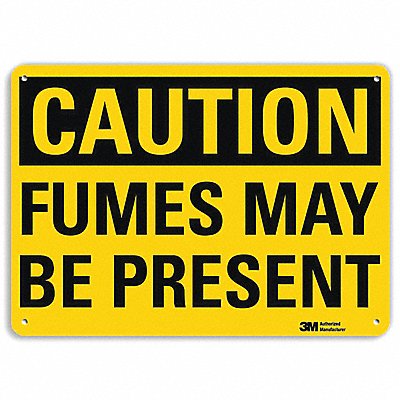 LYLE U41334NP14X10 Caution Sign 10 in x 14 in Plastic