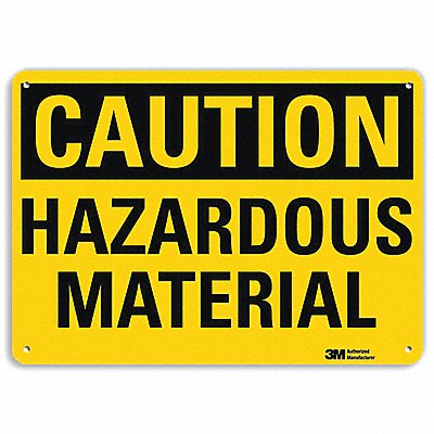 LYLE U41370RA10X7 Safety Sign 7 in x 10 in Aluminum