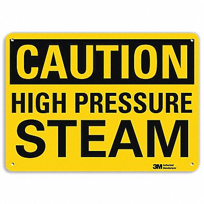 LYLE U41421RA10X7 Safety Sign 7 in x 10 in Aluminum
