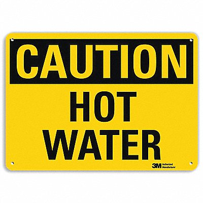LYLE U41432RA10X7 Safety Sign 7 in x 10 in Aluminum