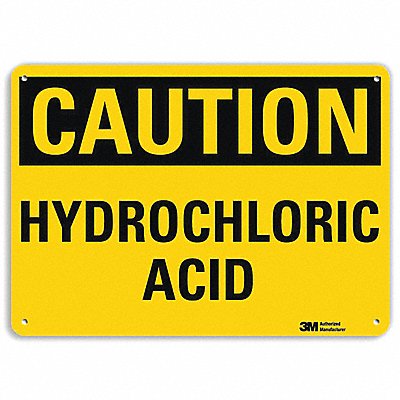 LYLE U41435NP14X10 Caution Sign 10 in x 14 in Plastic