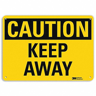 LYLE U41452RA10X7 Safety Sign 7 in x 10 in Aluminum