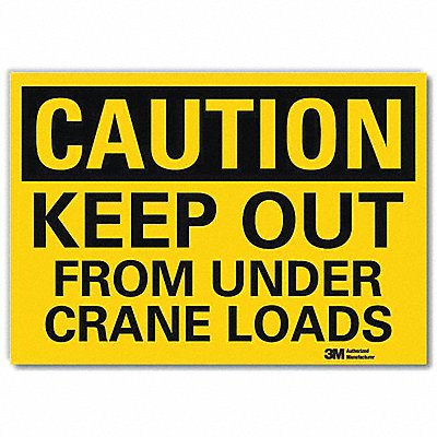 LYLE U41469RD14X10 Safety Sign 10inx14inReflective Sheeting