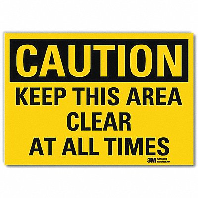 LYLE U41471RD7X5 Safety Sign 5inx7in Reflective Sheeting