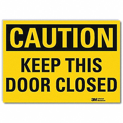LYLE U41472RD7X5 Safety Sign 5inx7in Reflective Sheeting