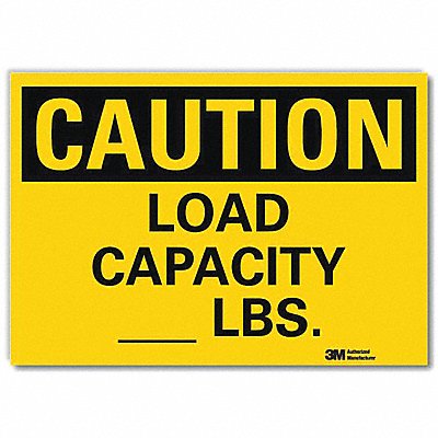 LYLE U41490RD14X10 Safety Sign 10 in x 14 in Reflective Sheeting