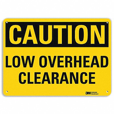 LYLE U41516RA10X7 Safety Sign 7 in x 10 in Aluminum
