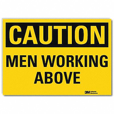 LYLE U41526RD7X5 Safety Sign 5inx7in Reflective Sheeting