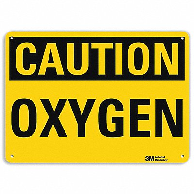 LYLE U41582RA10X7 Safety Sign 7 in x 10 in Aluminum