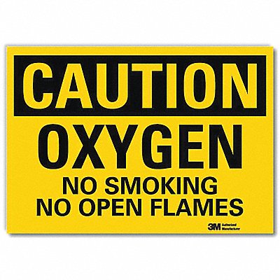 LYLE U41583RD7X5 No Smoking Sign 5inx7inReflective Sheeting