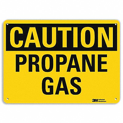 LYLE U41608RA10X7 Safety Sign 7 in x 10 in Aluminum
