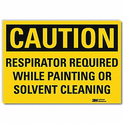 LYLE U41626RD14X10 Caution Sign 10in x 14in Reflective Sheeting