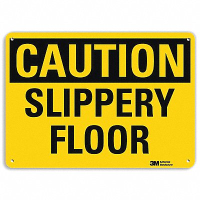 LYLE U41667RA10X7 Safety Sign 7 in x 10 in Aluminum