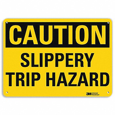 LYLE U41670RA10X7 Safety Sign 7 in x 10 in Aluminum
